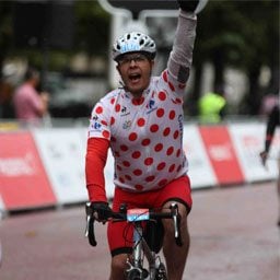Completing RideLondon after five hours in the saddle