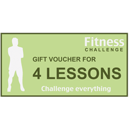 Personal trainer gift voucher for four lessons