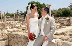 Wife in her wedding dress | Wedding Fitness Plans